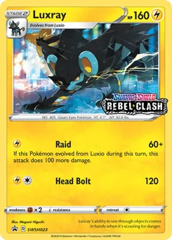 SWSH Black Star Promos Luxray Pokémon card